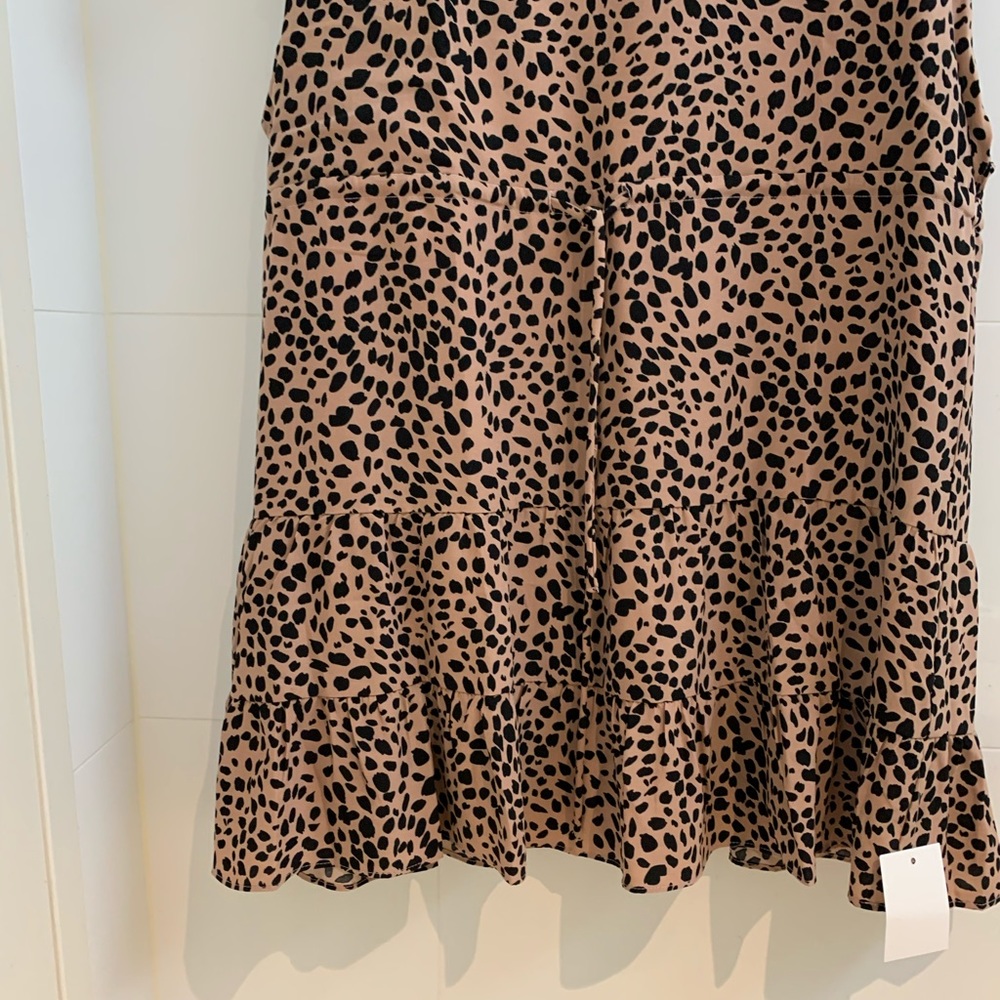 Tussah Ivana Mini Dress in Nude Spot - Size 12 - Picture 13 of 14